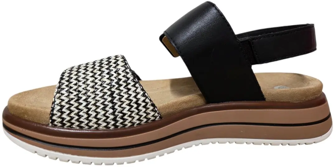 Remonte D1J53-02 Sandalen Dames - Zwart/Wit - 41