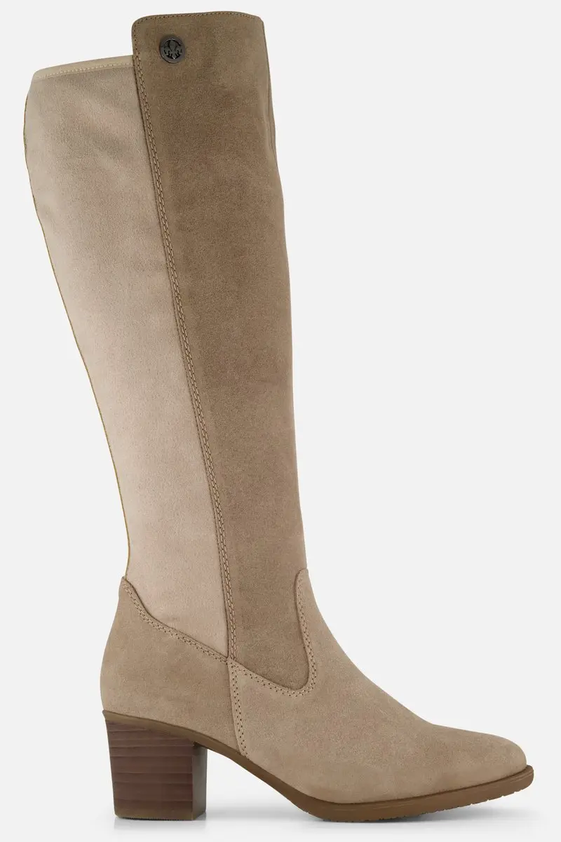 Rieker Hoge Laarzen Beige Suede