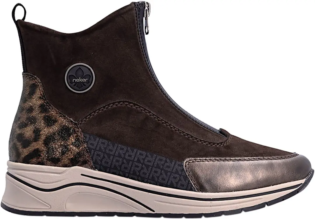 Rieker N9554-25 Dames Enkellaarzen - 39 Metallic - afbeelding 6 van 6