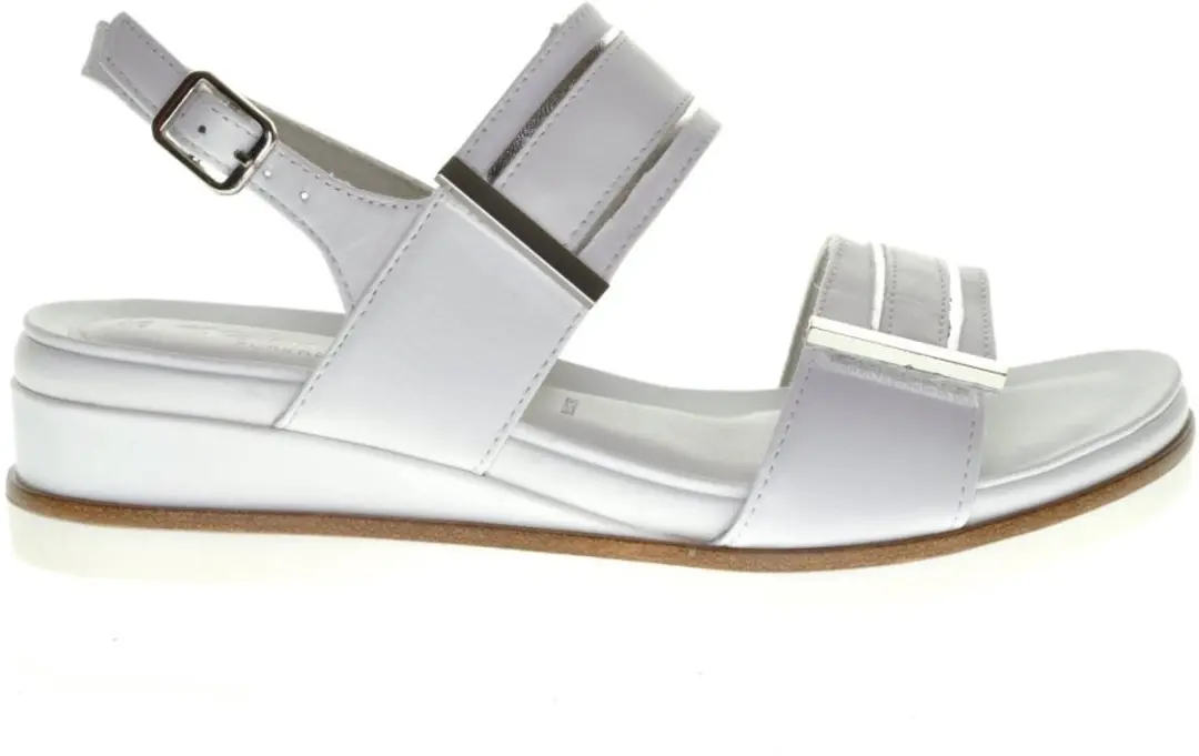 Tamaris Pure Relax Witte Sandaal Uitneembare Zolen maat 37