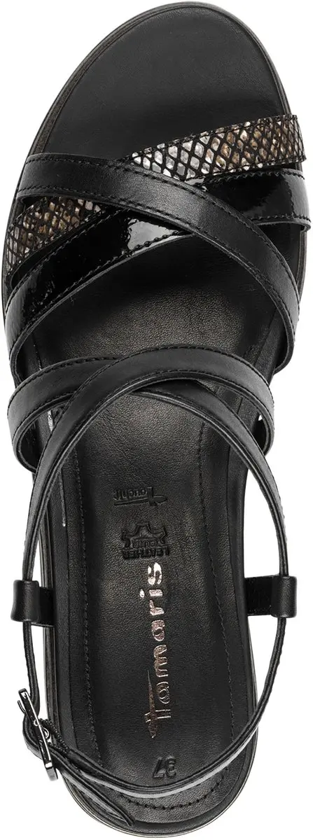 Tamaris Dames Sandalen 40 - Zwart