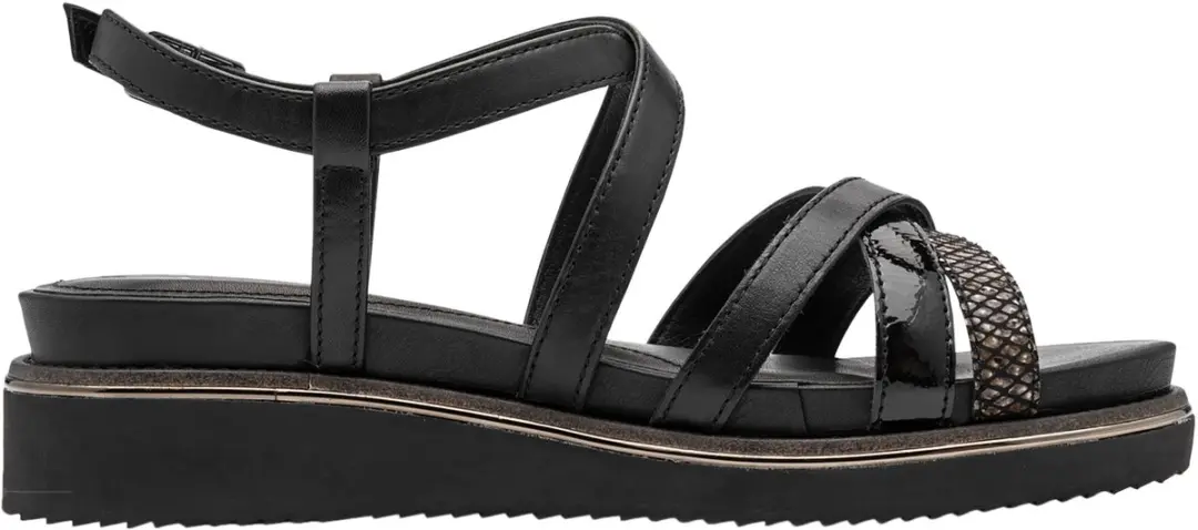 Tamaris Dames Sandalen 40 - Zwart - afbeelding 6 van 6