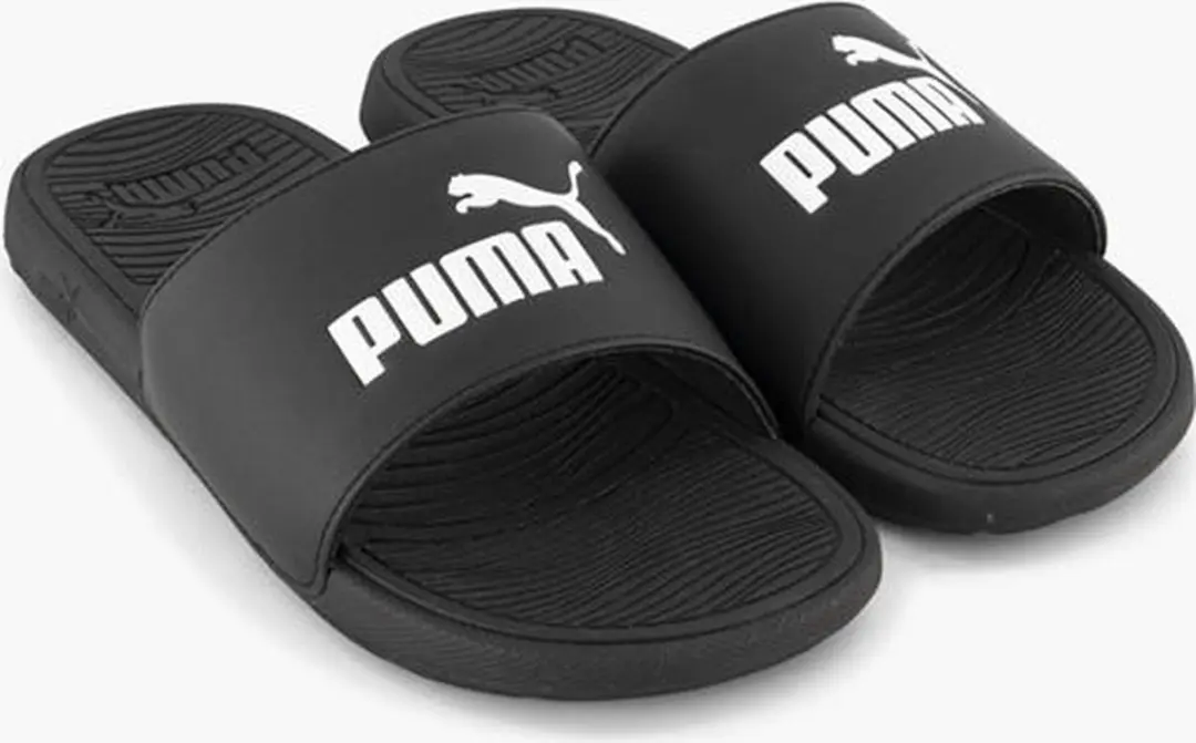 PUMA Cool Cat 2.0 Badslippers Senior - Zwart/Wit - afbeelding 4 van 6