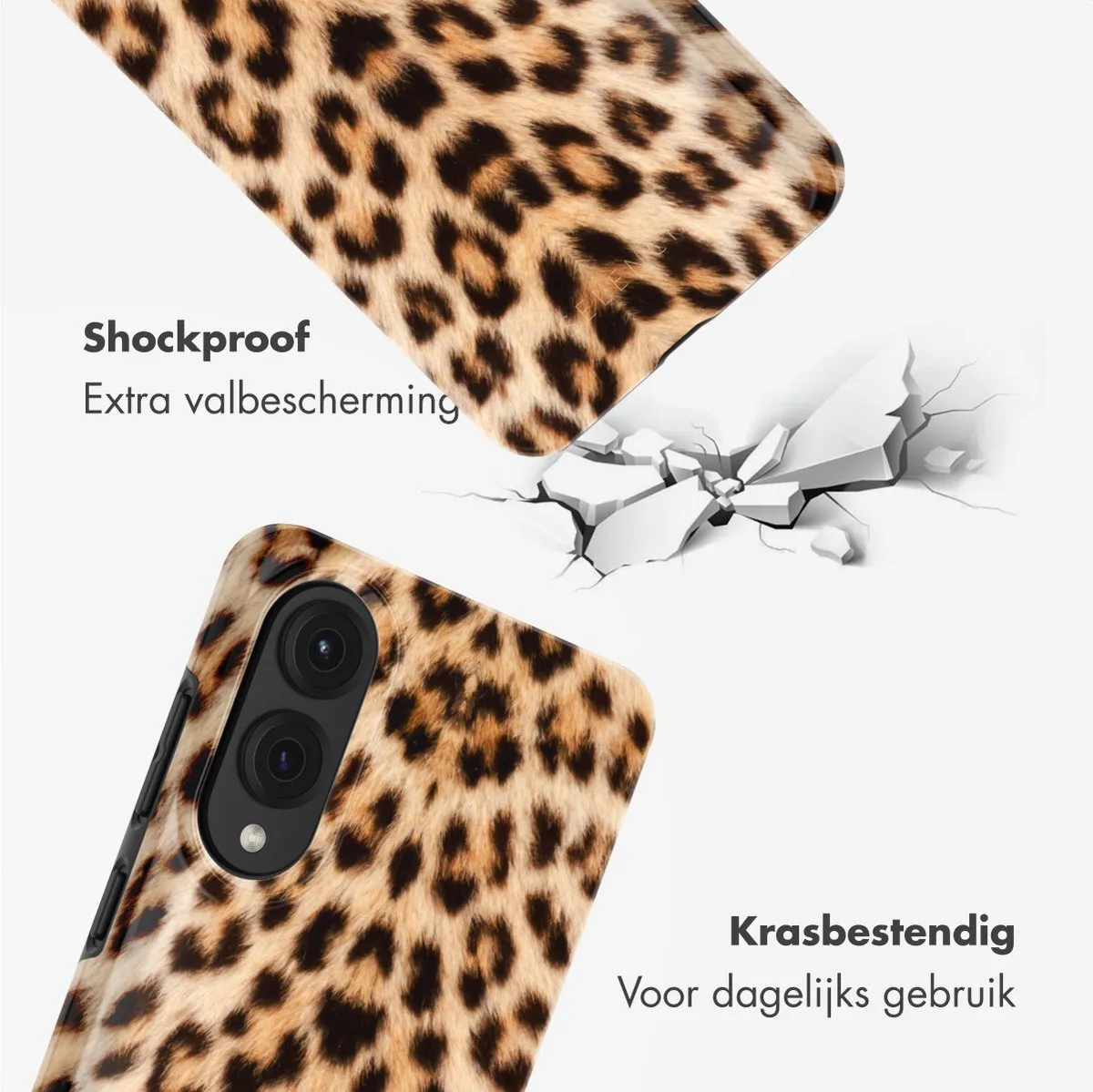 Selencia Hoesje Samsung Galaxy S25 Edge Wild Leo