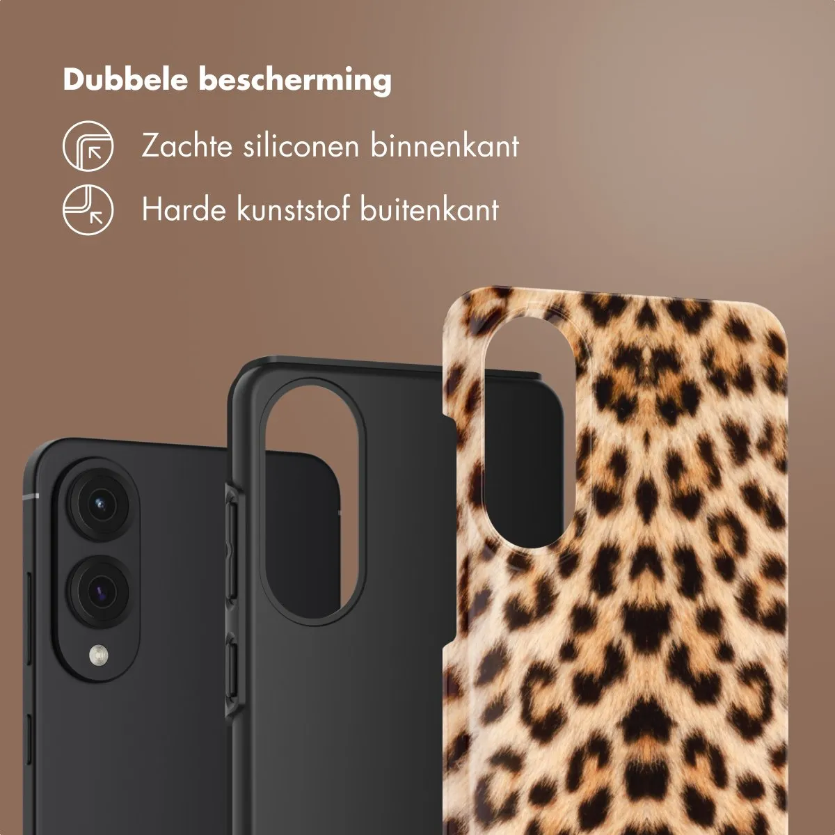 Selencia Hoesje Samsung Galaxy S25 Edge Wild Leo