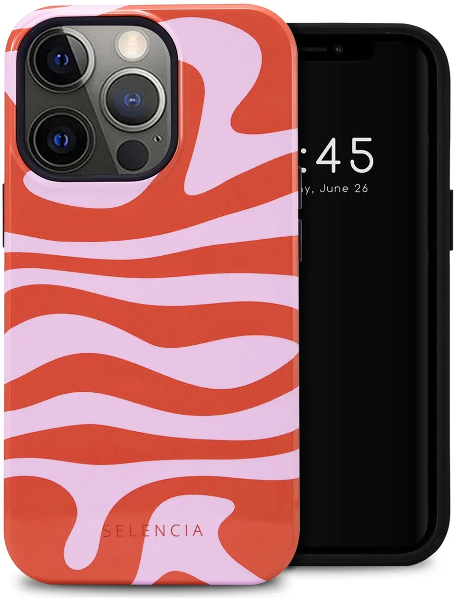 Selencia Hoesje iPhone 13 Pro Dream Swirl Pink