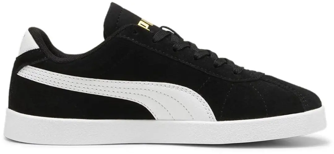 PUMA Club II Sneakers Junior 37.5 - Zwart/Wit