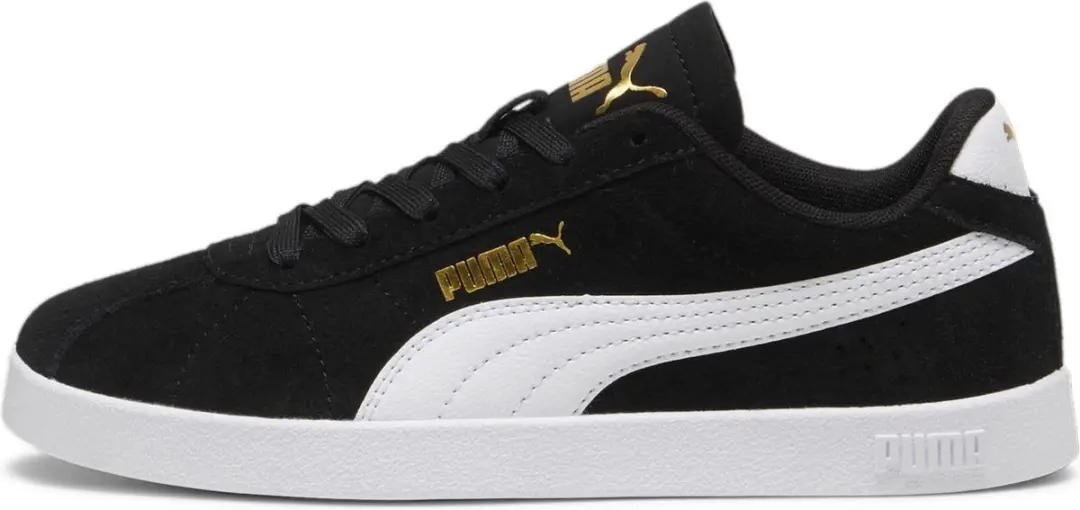 PUMA Club II Sneakers Junior 37.5 - Zwart/Wit