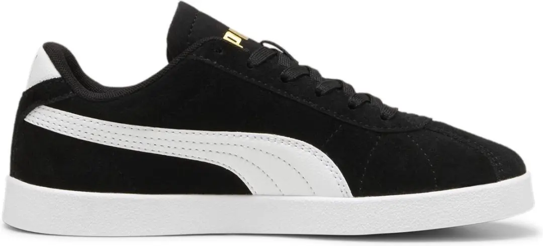 PUMA Club II Sneakers Junior 37.5 - Zwart/Wit - afbeelding 6 van 6
