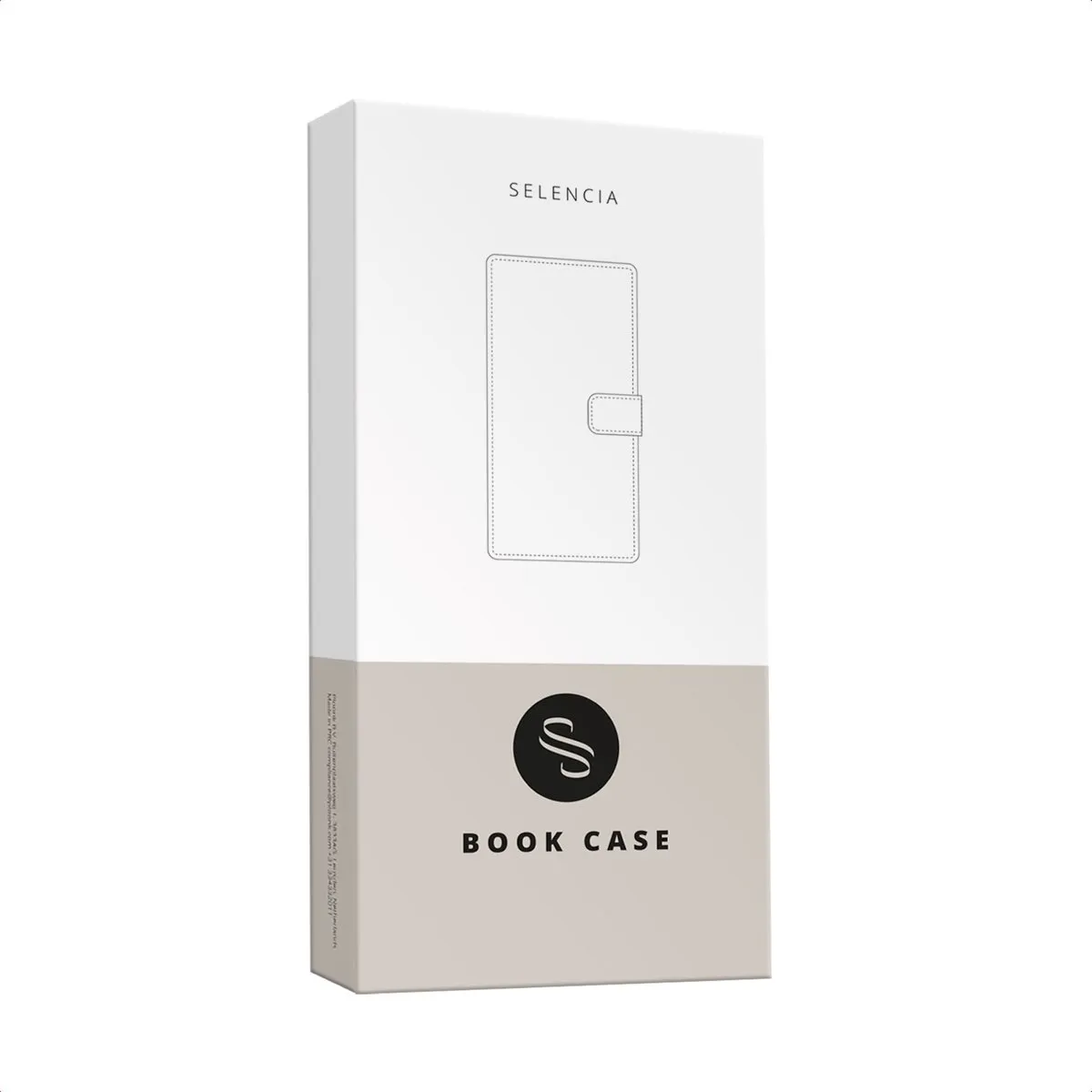 Selencia Hoesje iPhone 15 MagSafe - 6 Pasjes - Zwart