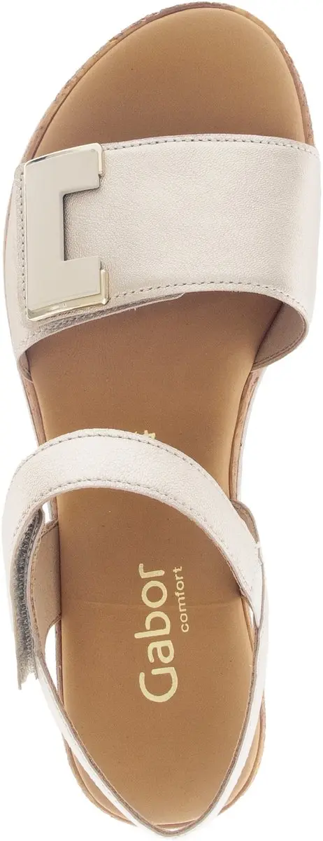 Gabor Dames Sandalen 82.700.82 - 40.5 - Goud