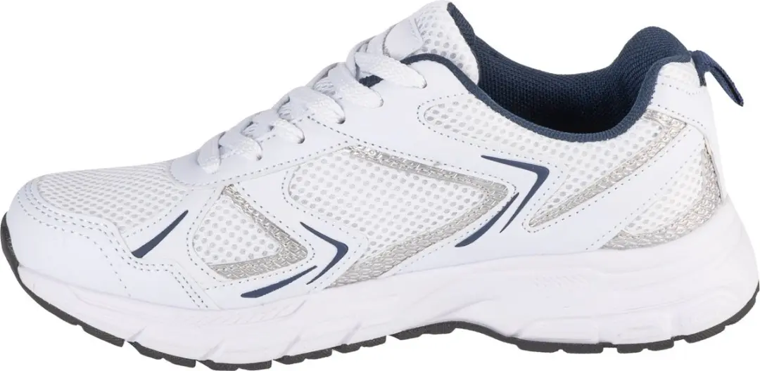 Lotto Kitaura Unisex Sneaker - Wit/Marineblauw