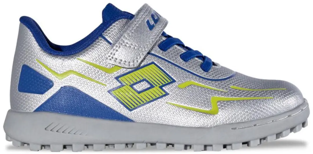 Lotto KOBATO K voetbalschoenen voor kinderen 2601520T 8050 Zilver/Blauw