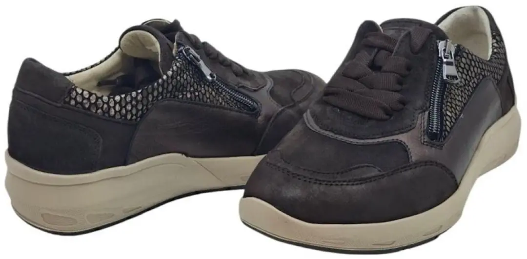 Wäldlaufer Sneaker 831004 983 192 - Donkerbruin Storm - Maat 40