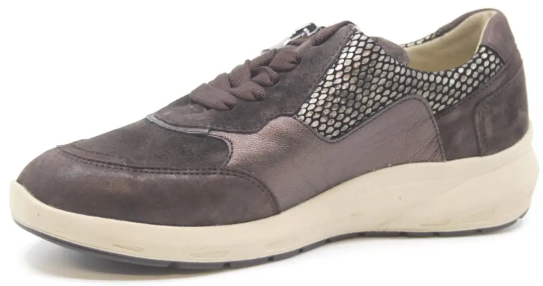 Wäldlaufer Sneaker 831004 983 192 - Donkerbruin Storm - Maat 40