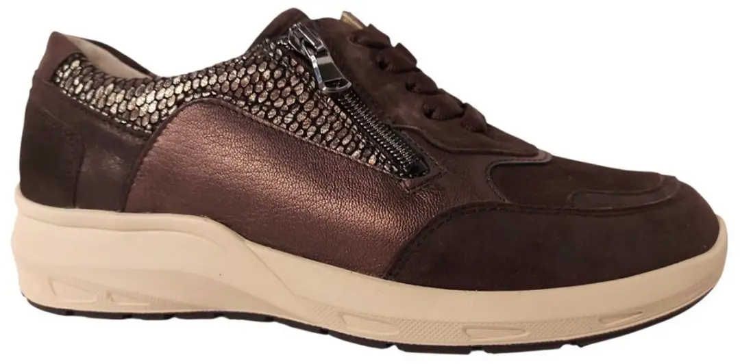 Wäldlaufer Sneaker 831004 983 192 - Donkerbruin Storm - Maat 40