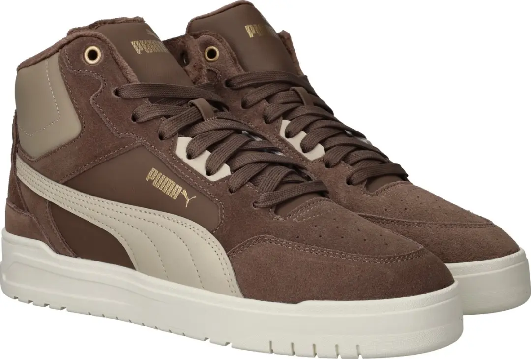 PUMA Shuffle Downtown Mid WTR Sneakers - Bruin - afbeelding 4 van 6