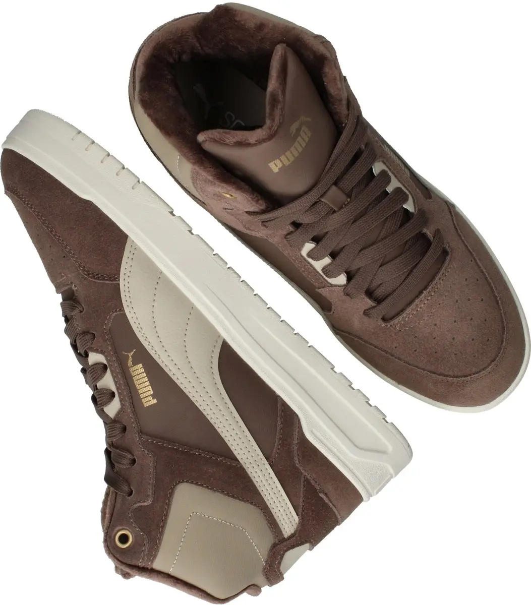 PUMA Shuffle Downtown Mid WTR Sneakers - Bruin - afbeelding 6 van 6