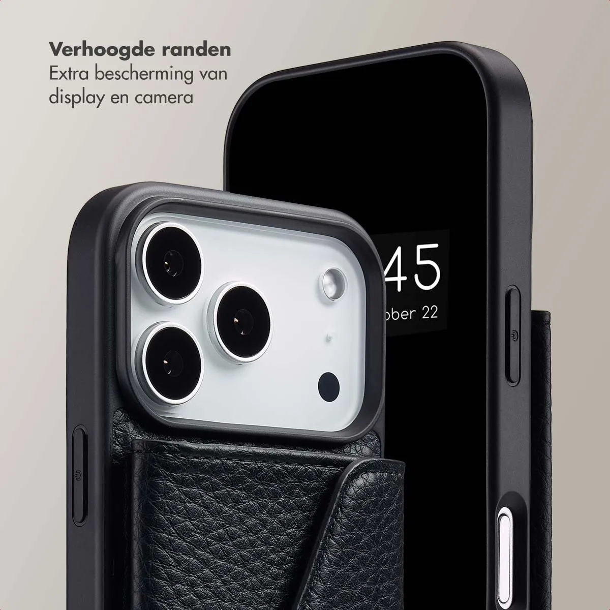 Selencia Hoesje iPhone 17 Pro - Zwart