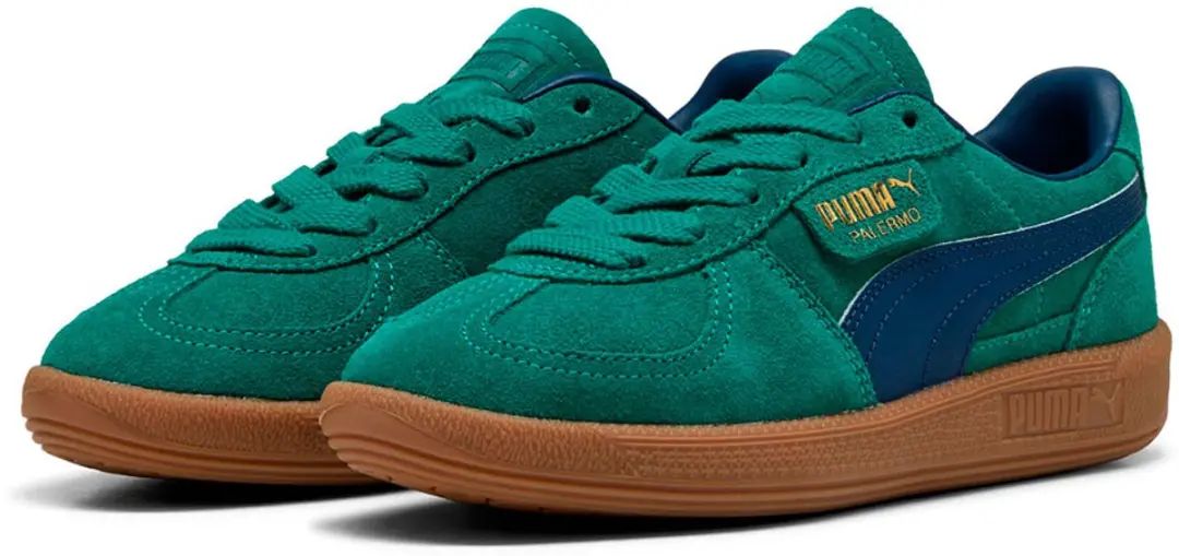 Puma Palermo Jr Schoenen Groen EU 38 1/2 Kinderen