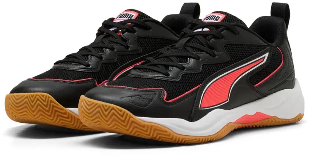 Puma Unisex Solarflash 4 Zaalvoetbalschoenen Indoor black/red/white