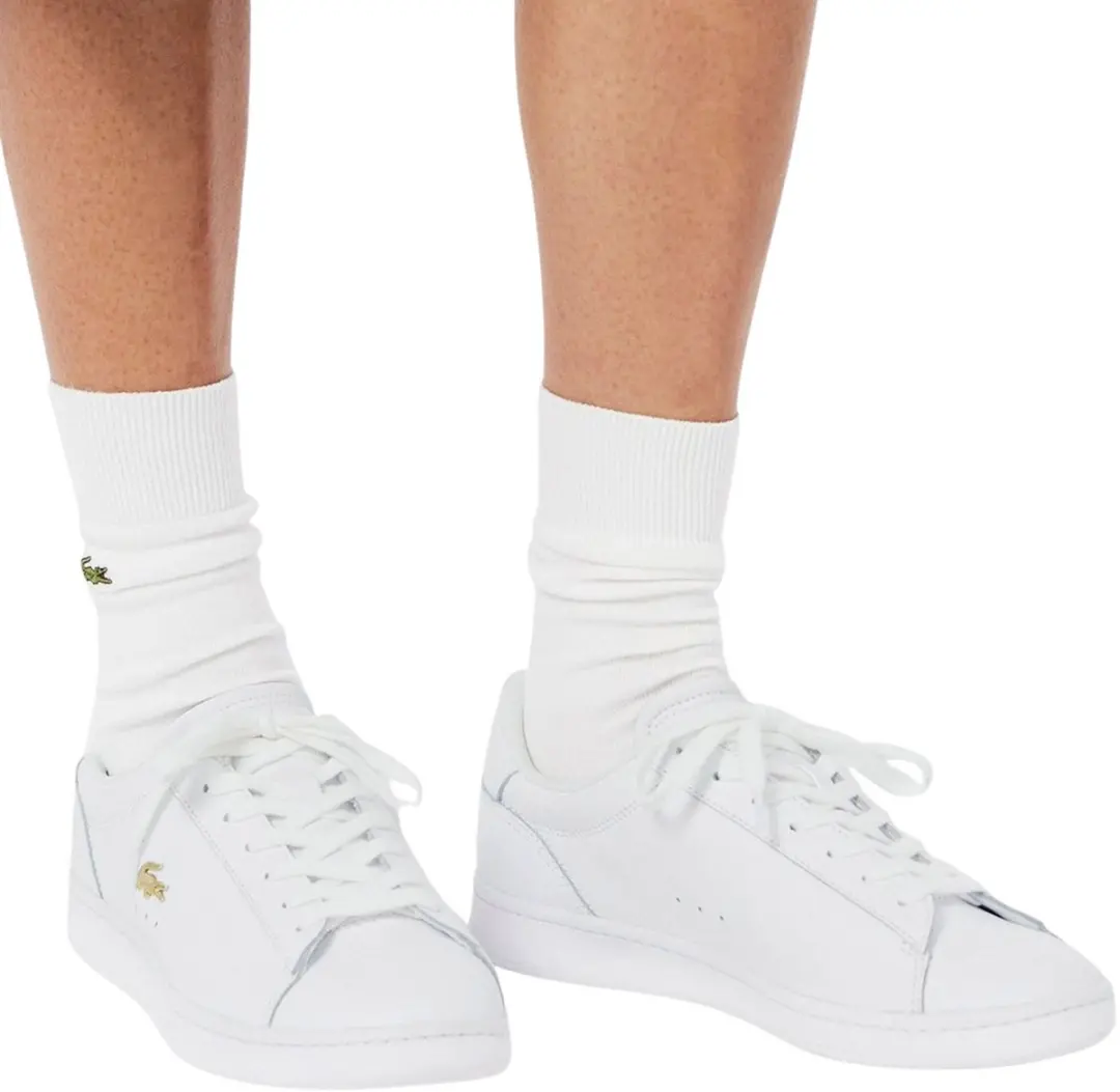 Lacoste Carnaby Sneakers Dames 41 - Wit/Goud