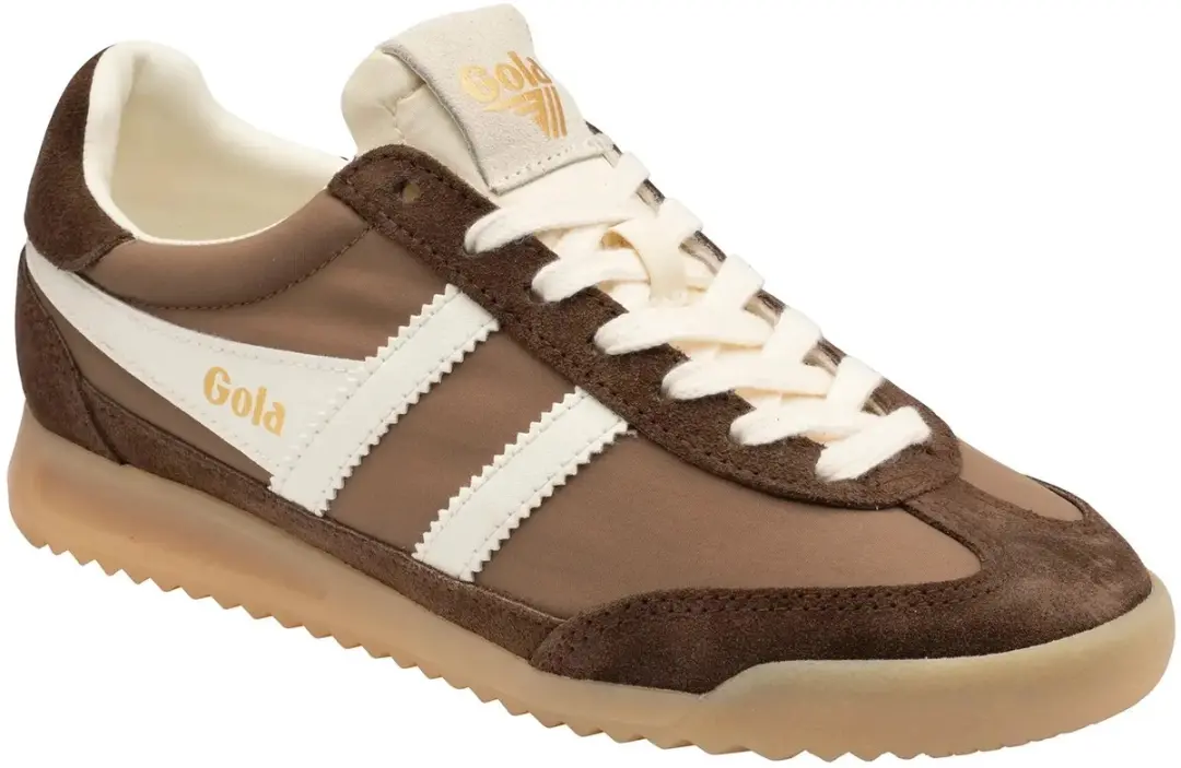 Gola Firefly CLB577 Schoenen - 41 - Otter/Dark Brown/Off White - afbeelding 2 van 6