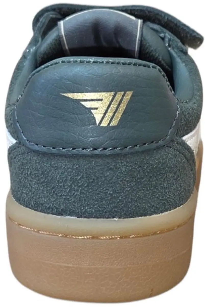 Gola Hawk Suede Strap CKA618 Kinderschoenen - 32 - Dark Khaki/Off White/Gum