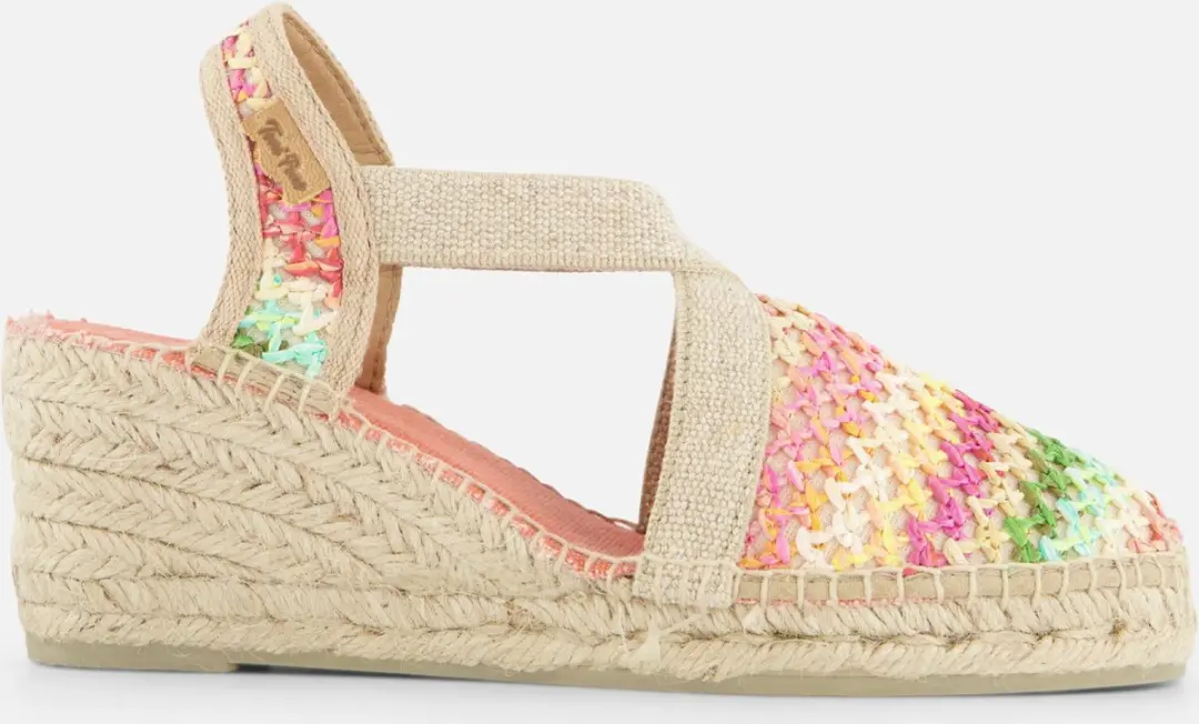 Toni Pons Terra NZ Espadrilles roze Textiel