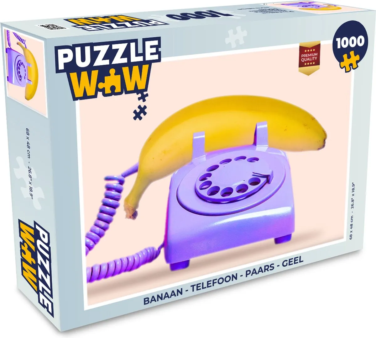 PuzzleWow Legpuzzel 1000 Stuks - Multicolor