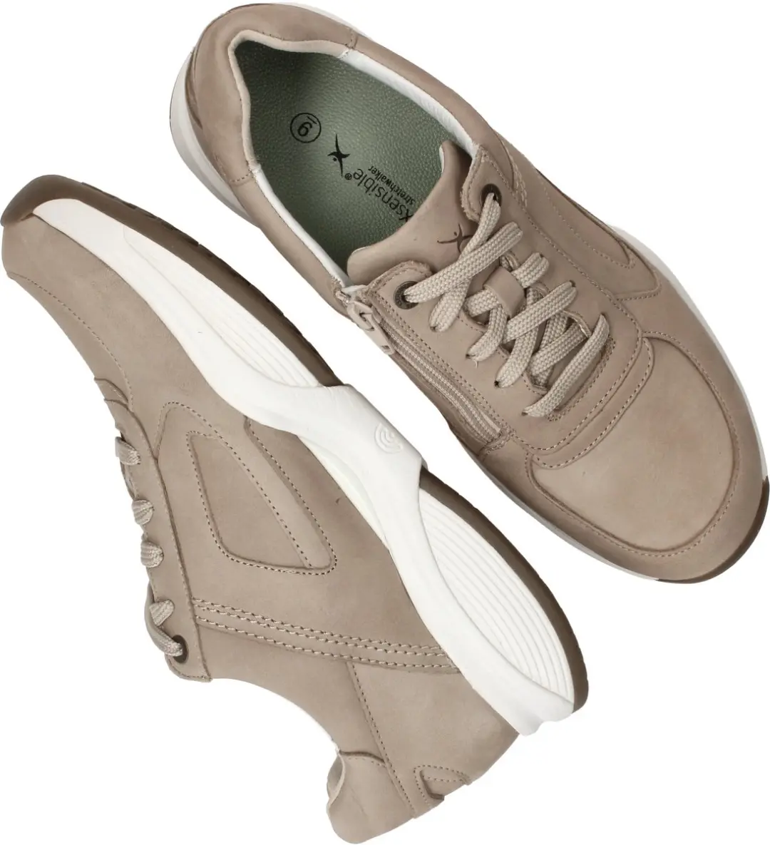 Xsensible SWX23 Stretchwalker Sneakers 43½ - Taupe