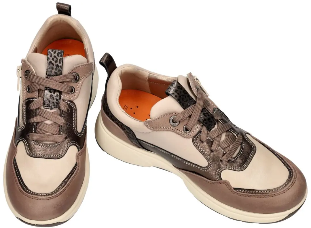Xsensible Grenoble Stretchwalker HX Veterschoenen Beige - Maat 41