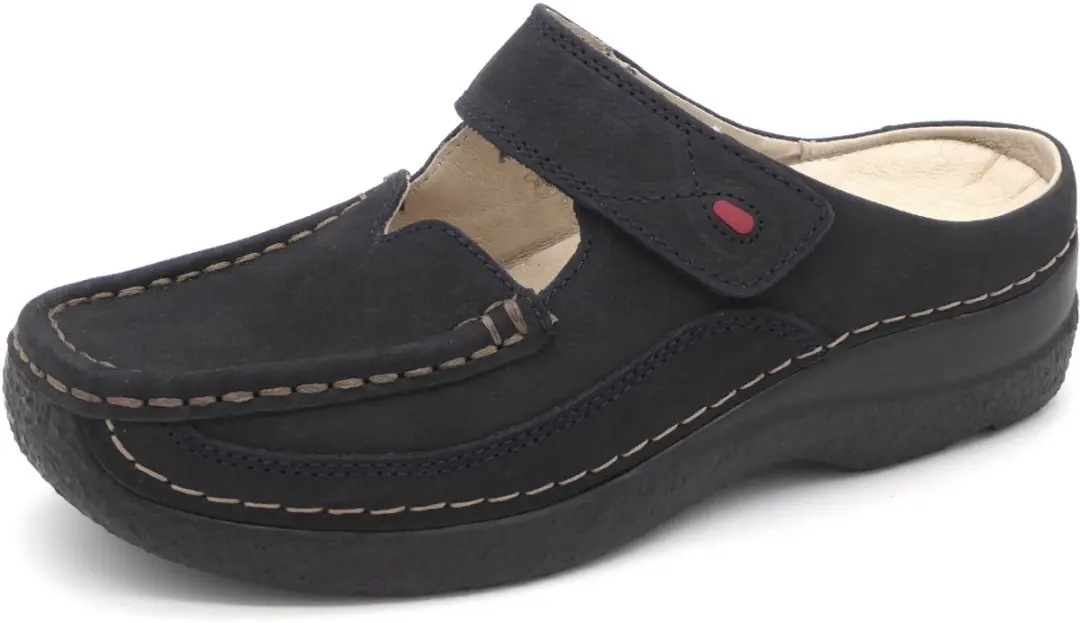 Wolky Dames Roll Slipper 0622713-800 - Blauw - Maat 41