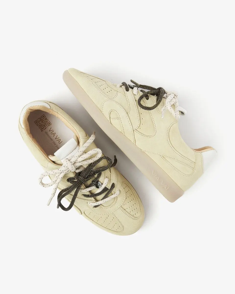 VIA VAI Nilla Macy Sneakers Dames - Geel - afbeelding 3 van 6