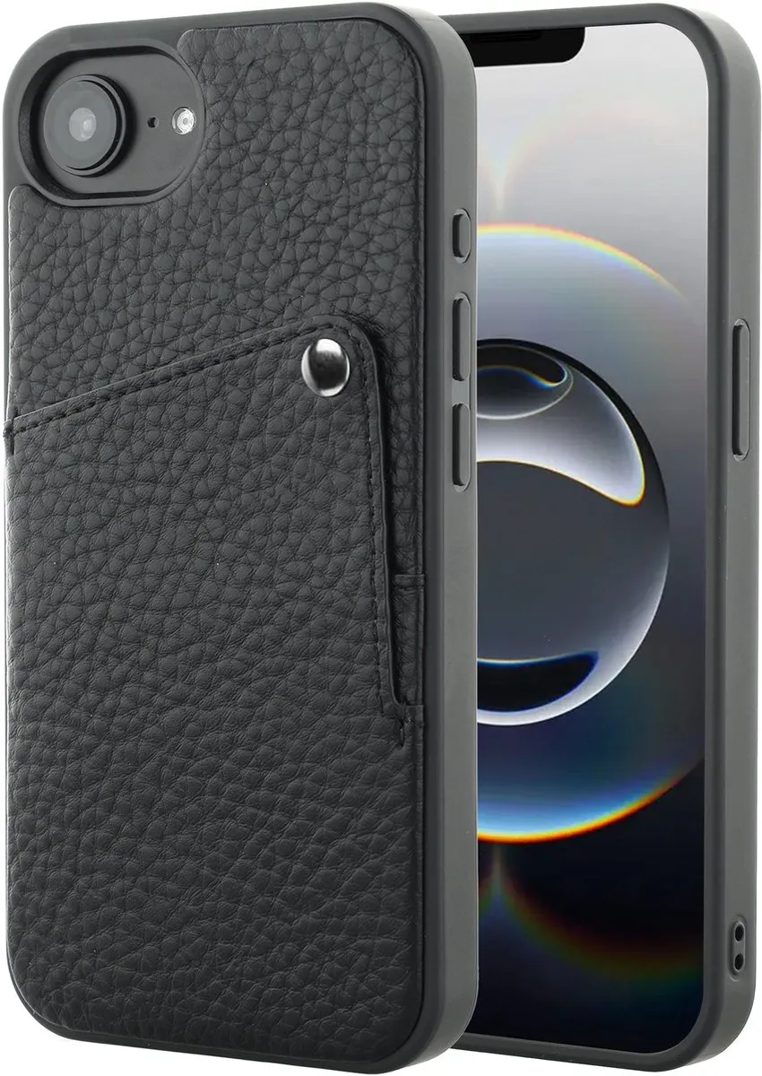 Selencia Hoesje iPhone 16e Backcover Pashouder