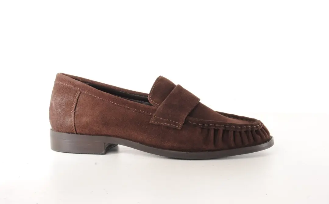 Bronx dames loafer Zurii suède bruin