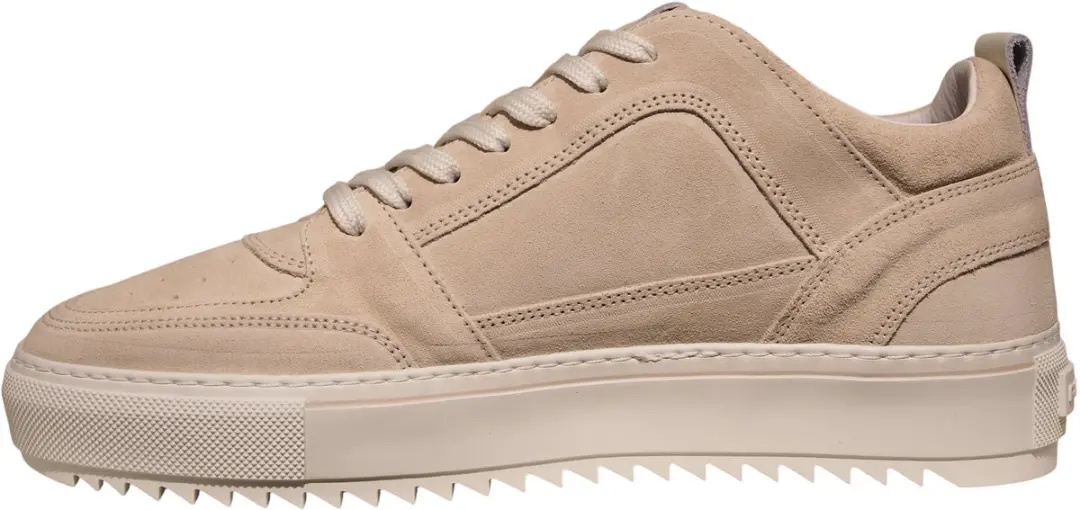 Rehab Creon Suede Combi Heren Sneakers - Beige - 42 - afbeelding 2 van 6