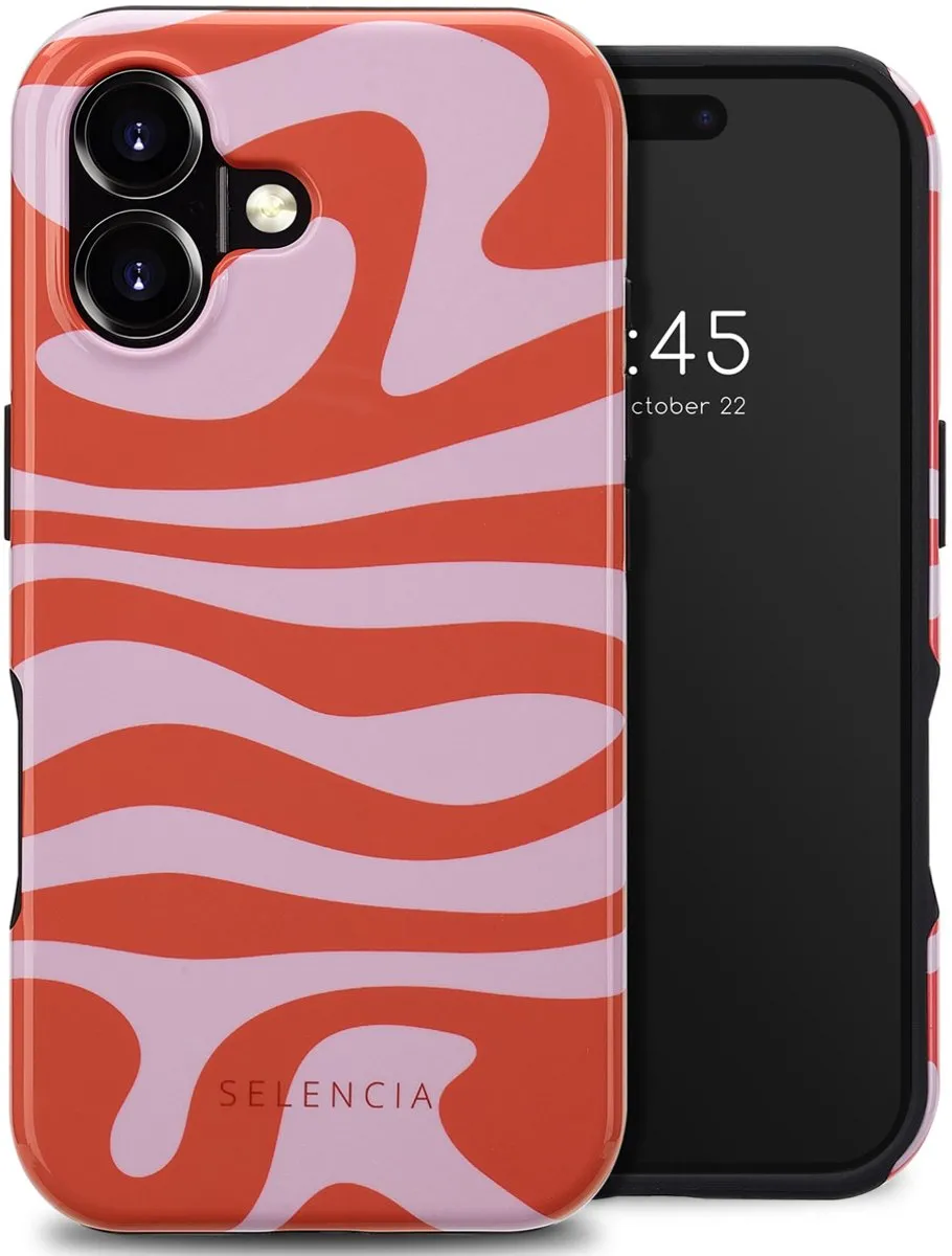 Selencia Hoesje iPhone 16 Dream Swirl Pink