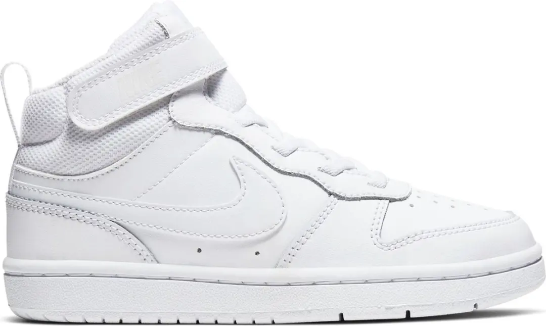 Nike Court Borough Mid 2 Kinderschoenen 28 - Wit