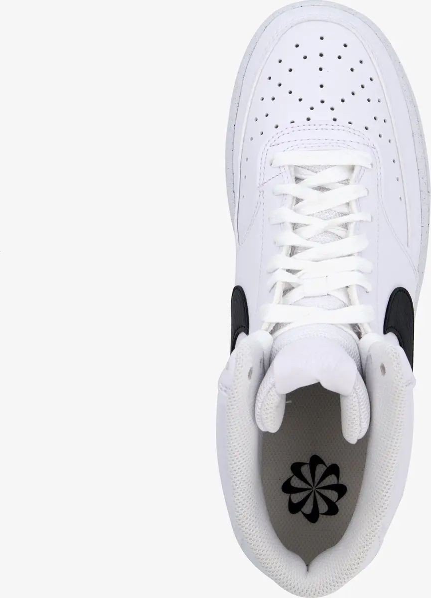 Nike Court Vision Mid Next Sneakers - Zwart/Wit - afbeelding 5 van 6