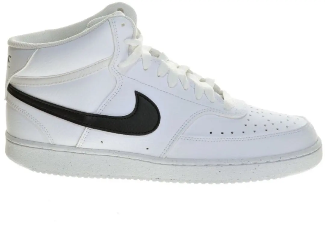 Nike Court Vision Mid Next Sneakers - Zwart/Wit - afbeelding 4 van 6