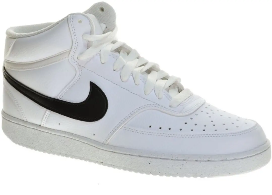 Nike Court Vision Mid Next Sneakers - Zwart/Wit - afbeelding 3 van 6