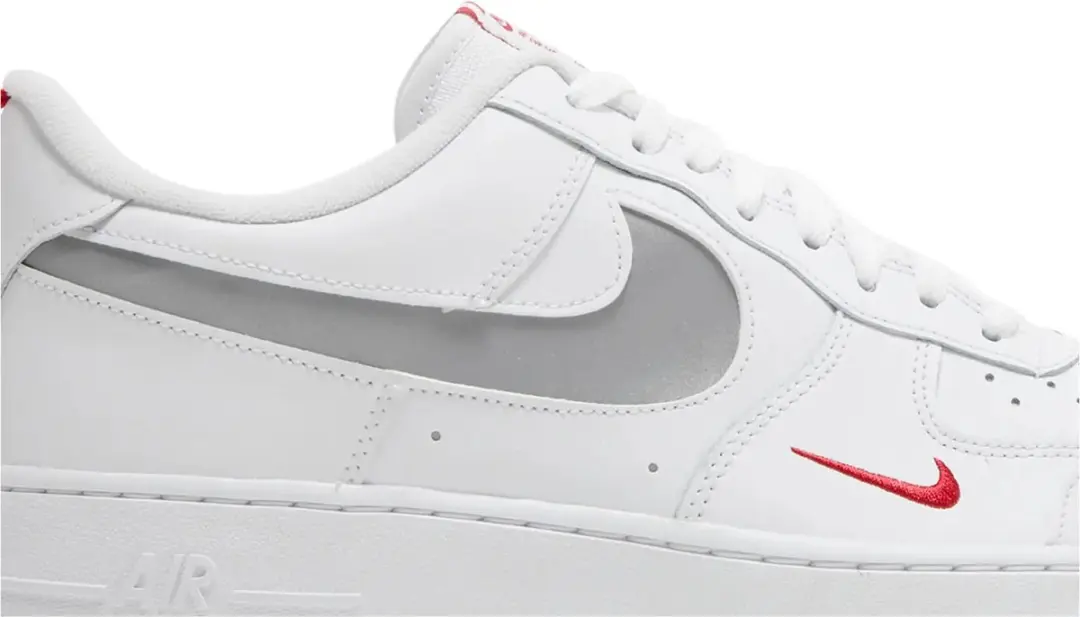 "Nike Nike Air Force 1 Low ""Red Mini Swoosh"" - Sneakers - Unisex - Limited Edition"