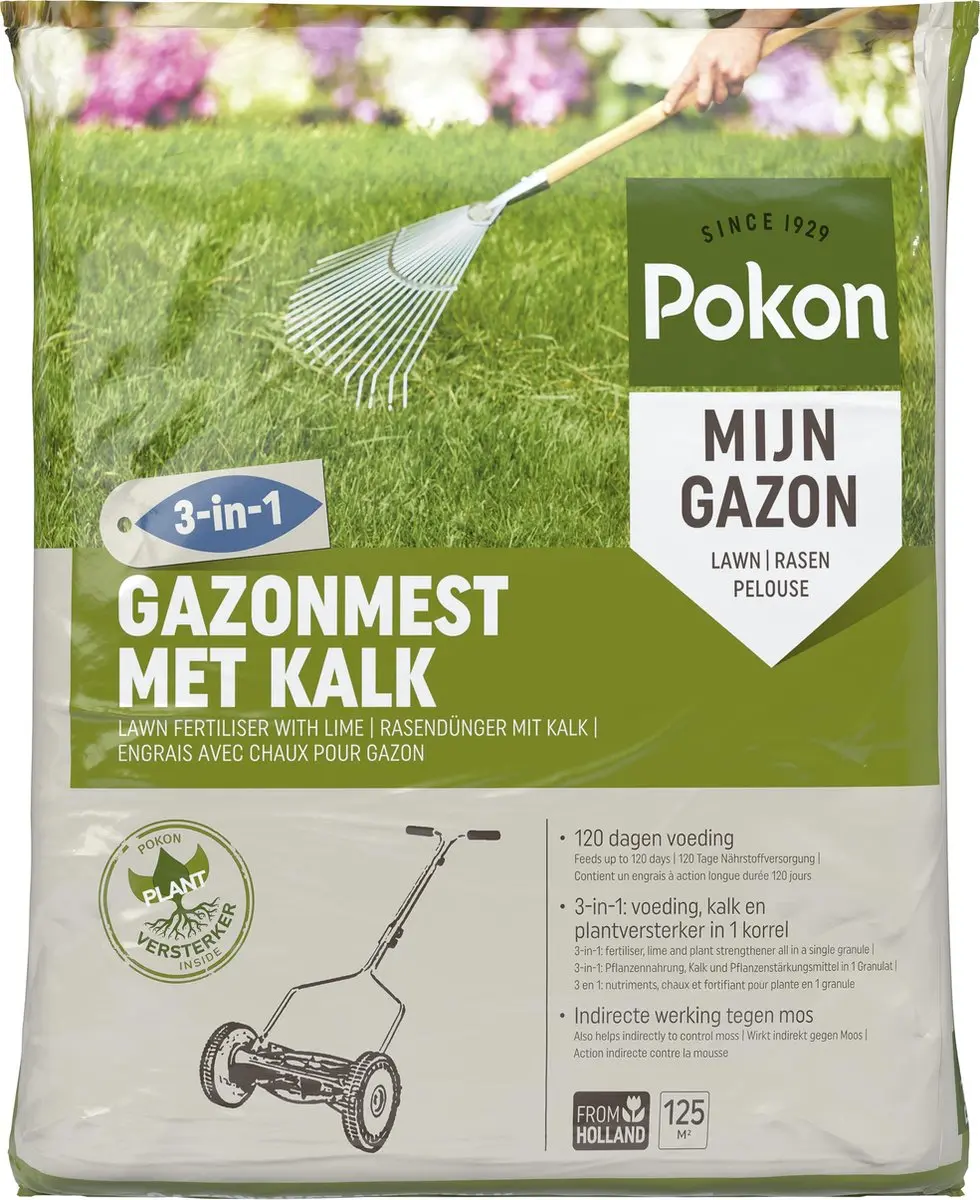 Pokon Gazonmest met Kalk 8,4kg