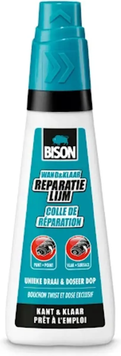 Bison Wand&Klaar Behangreparatielijm 90ml - inclusief kwast