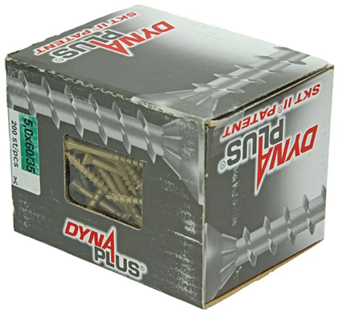 Dynaplus Xtreme Vlonderschroeven Torx 25 5x60mm - 200 Stuks - AR-Coating - Brons