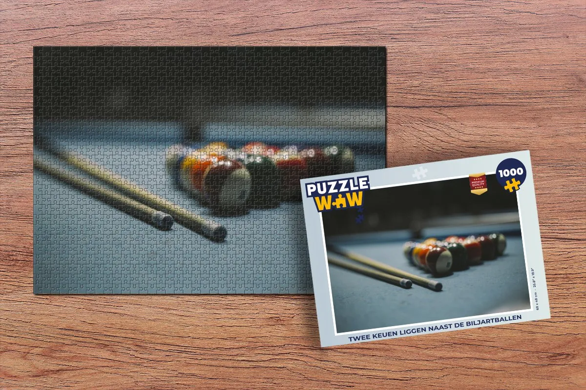 PuzzleWow Legpuzzel 1000 Stuks - Multicolor