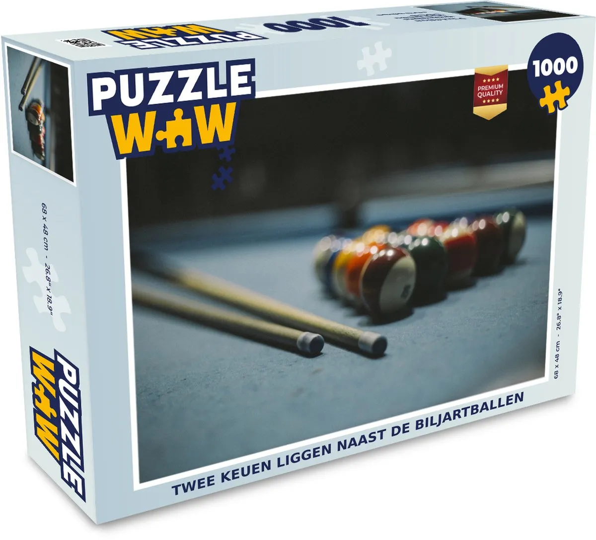 PuzzleWow Legpuzzel 1000 Stuks