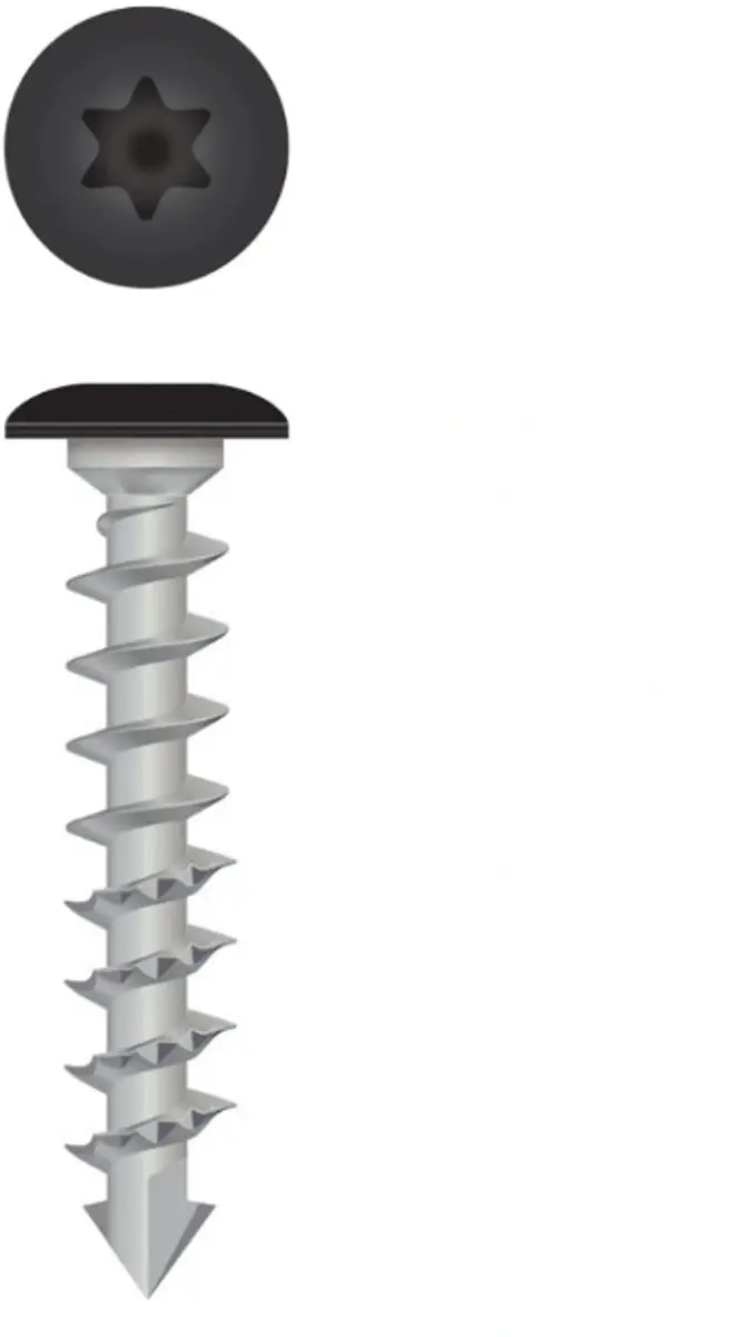 Dynaplus Tuinbeslagschroef AR-Coating 6x40mm - 50 Stuks