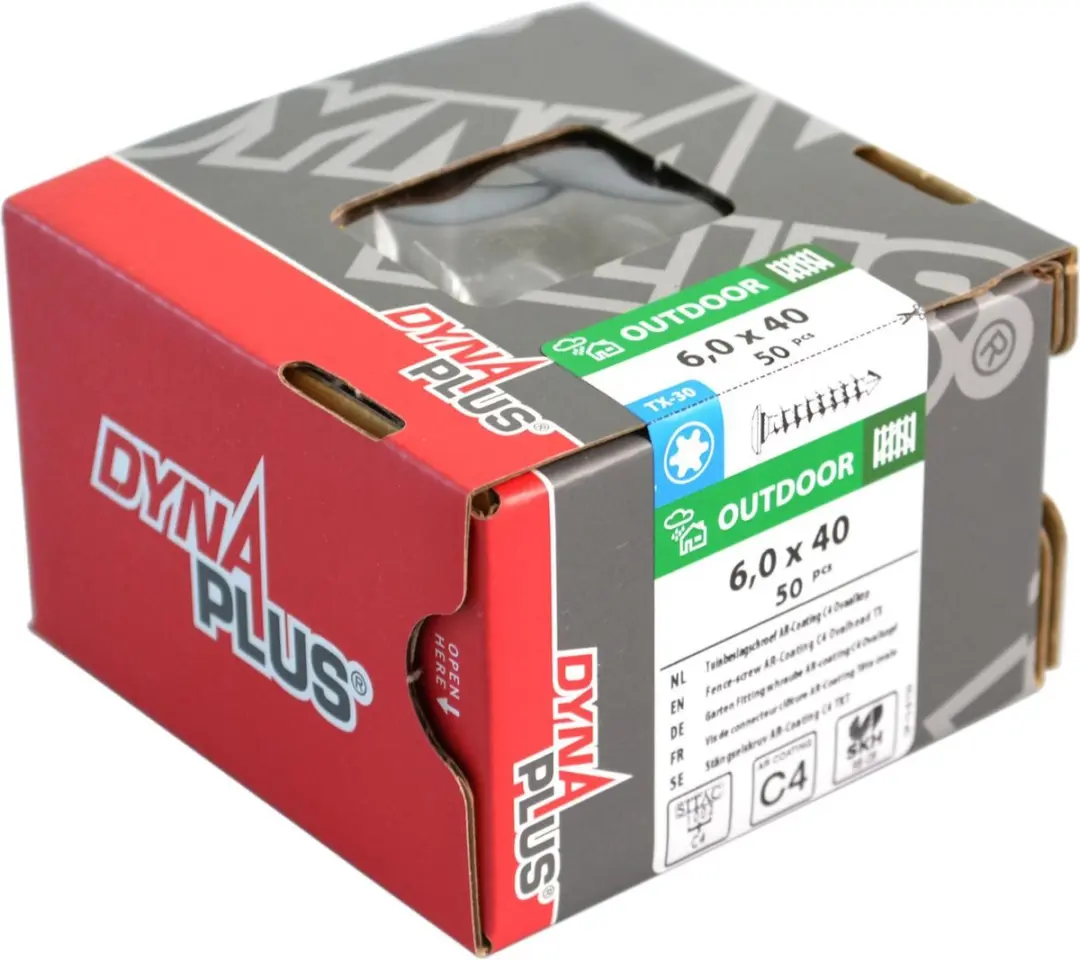 Dynaplus Tuinbeslagschroef AR-Coating 6x40mm